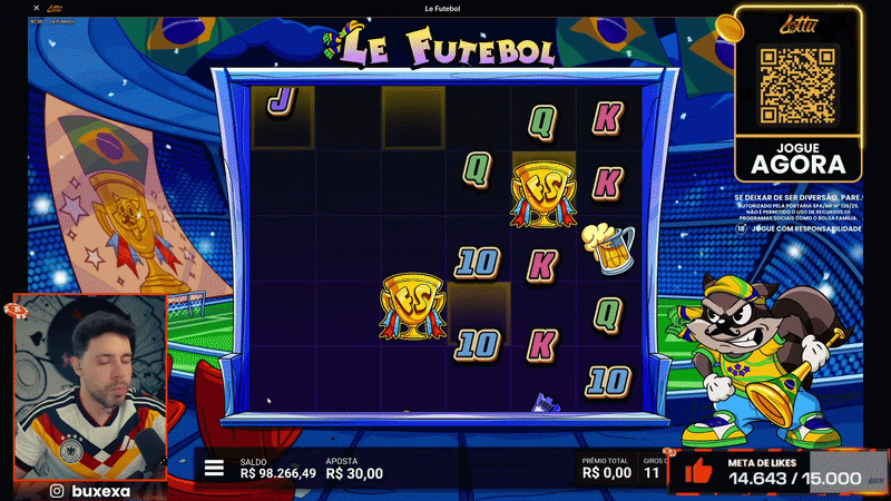 Buxexa jogando Le Futebol ao vivo